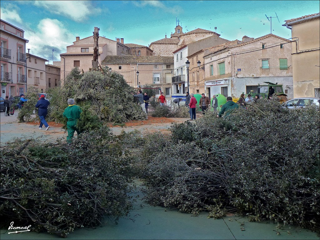 Foto: 130202-14 HOGUERA SAN BLAS - Alconchel De Ariza (Zaragoza), España