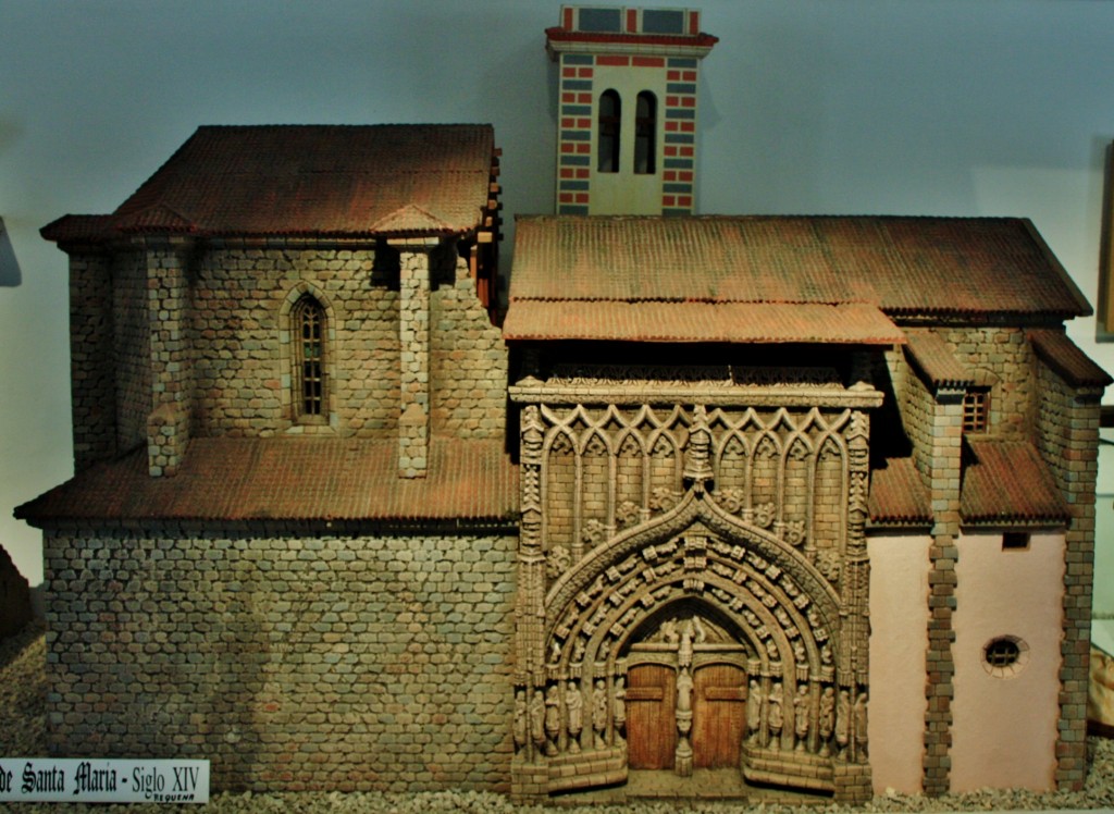 Foto: Maqueta de Santa María - Requena (València), España