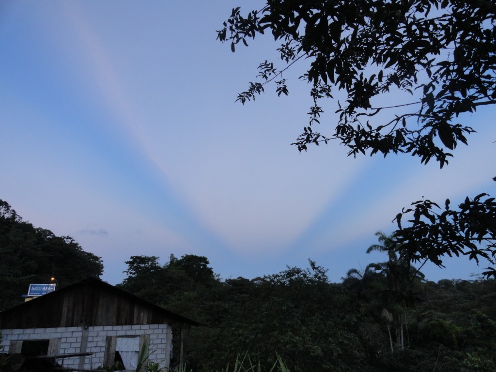 Foto: Formación en V - Shell (Pastaza), Ecuador