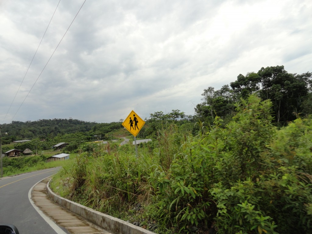 Foto: carretera - Simón Bolívar (Sucre) (Pastaza), Ecuador