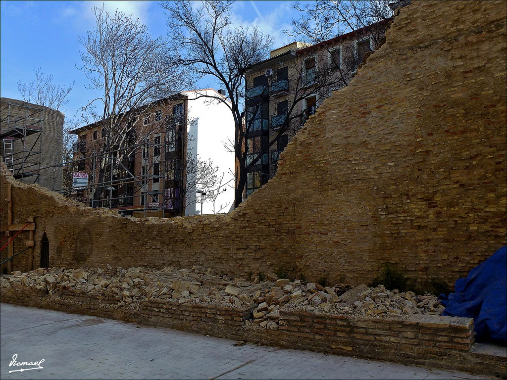 Foto: 130407-04 MURALLA C. ARCADAS - Zaragoza (Aragón), España