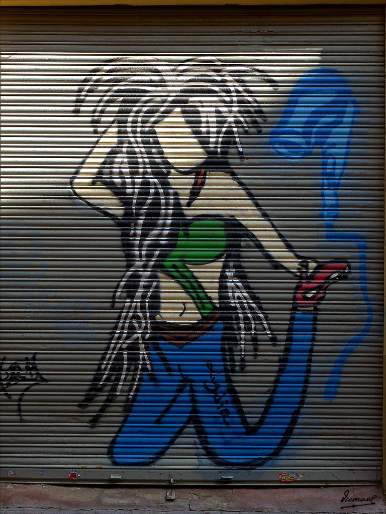 Foto: 130407-06 GRAFFITIS - Zaragoza (Aragón), España