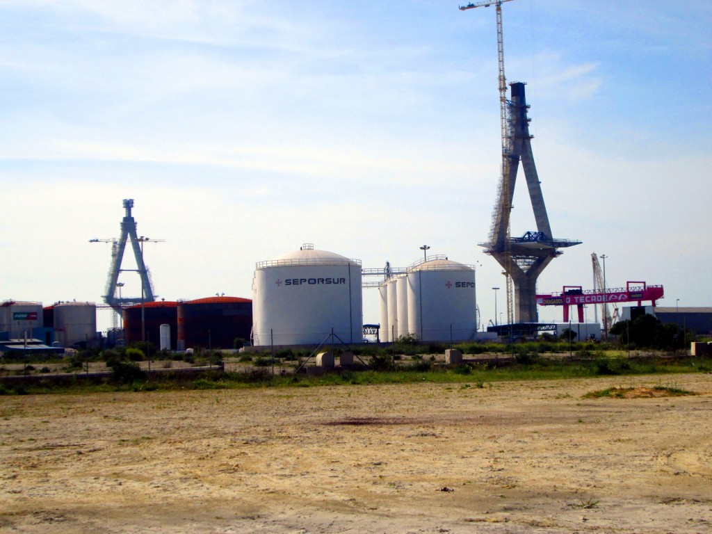 Foto: Construcción segundo puente a Cádiz - Matagorda (Cádiz), España