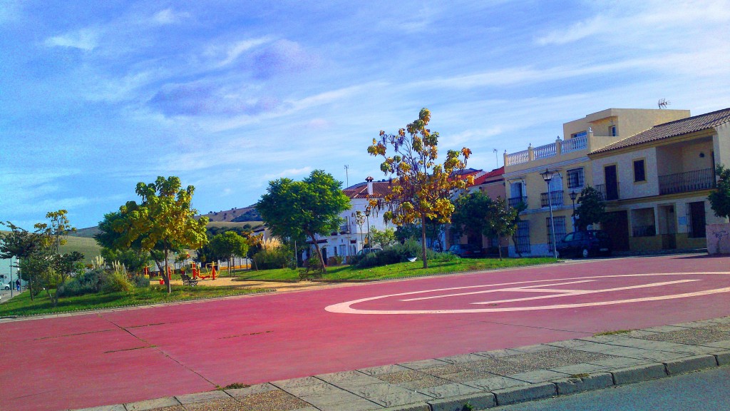 Foto: Helipuerto en Calle San Francisco - San José del Valle (Cádiz), España