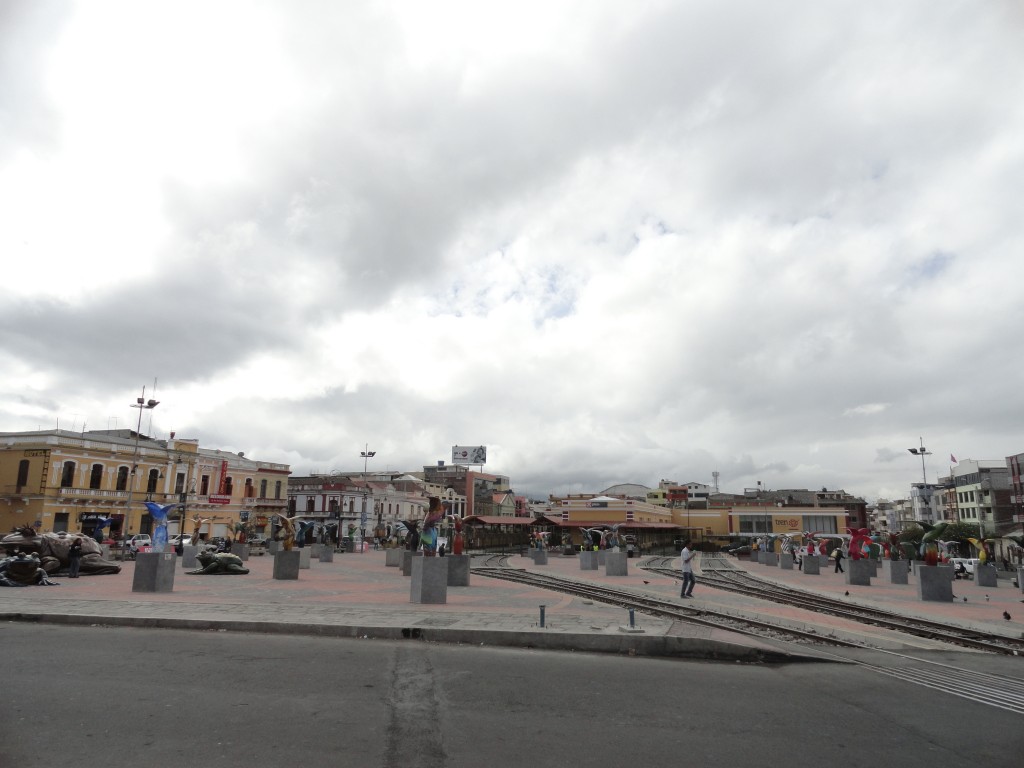 Foto: estacionamiento del tren. - Riobamba (Chimborazo), Ecuador