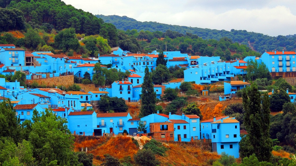 Foto de Júzcar (Málaga), España