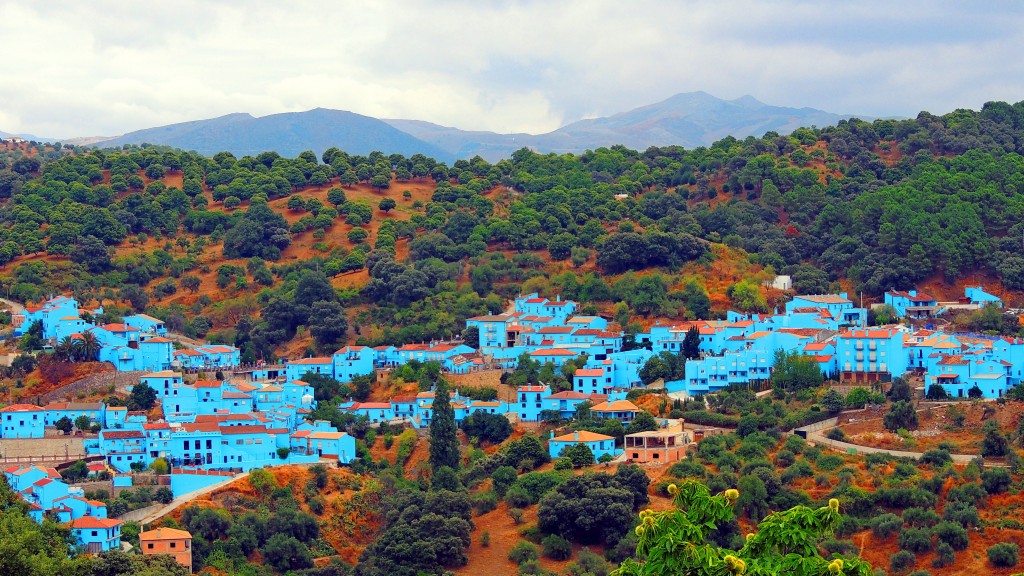 Foto de Júzcar (Málaga), España