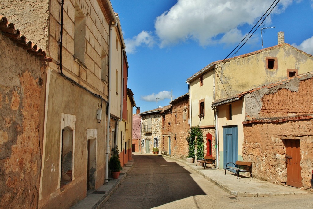 Foto: Vista del pueblo - Villahoz (Burgos), España