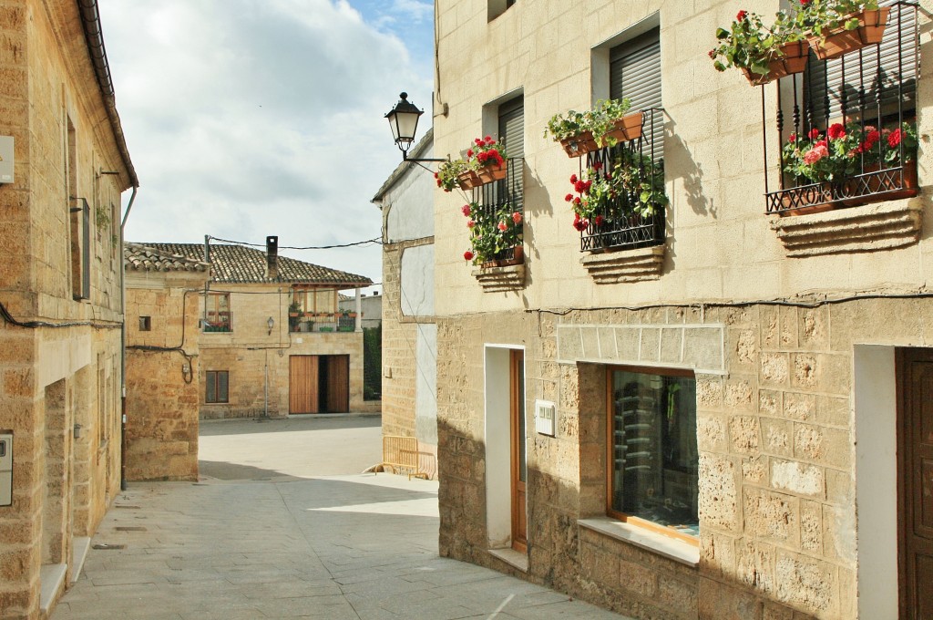 Foto: Vista del pueblo - Sasamón (Burgos), España