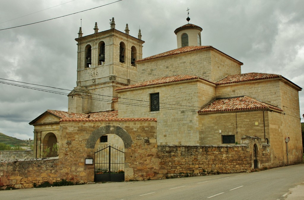 Foto: Vista del pueblo - Huermeces (Burgos), España