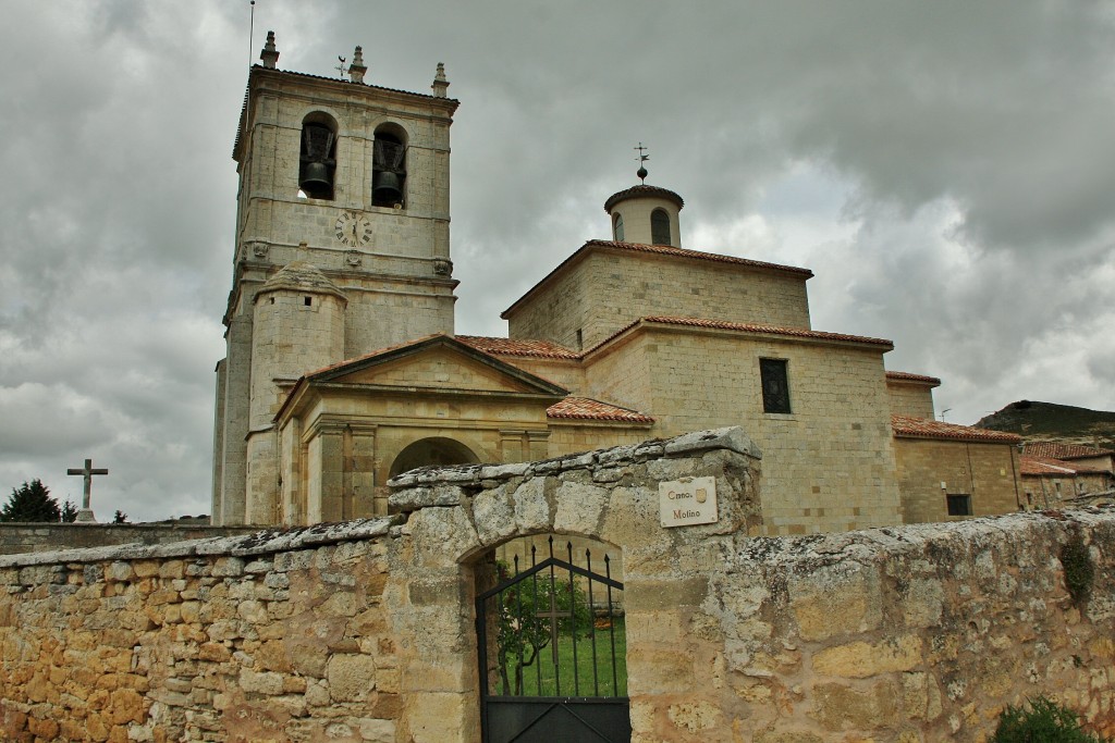 Foto: Vista del pueblo - Huermeces (Burgos), España