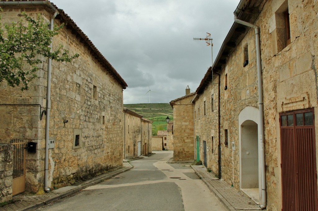 Foto: Vista del pueblo - Huermeces (Burgos), España