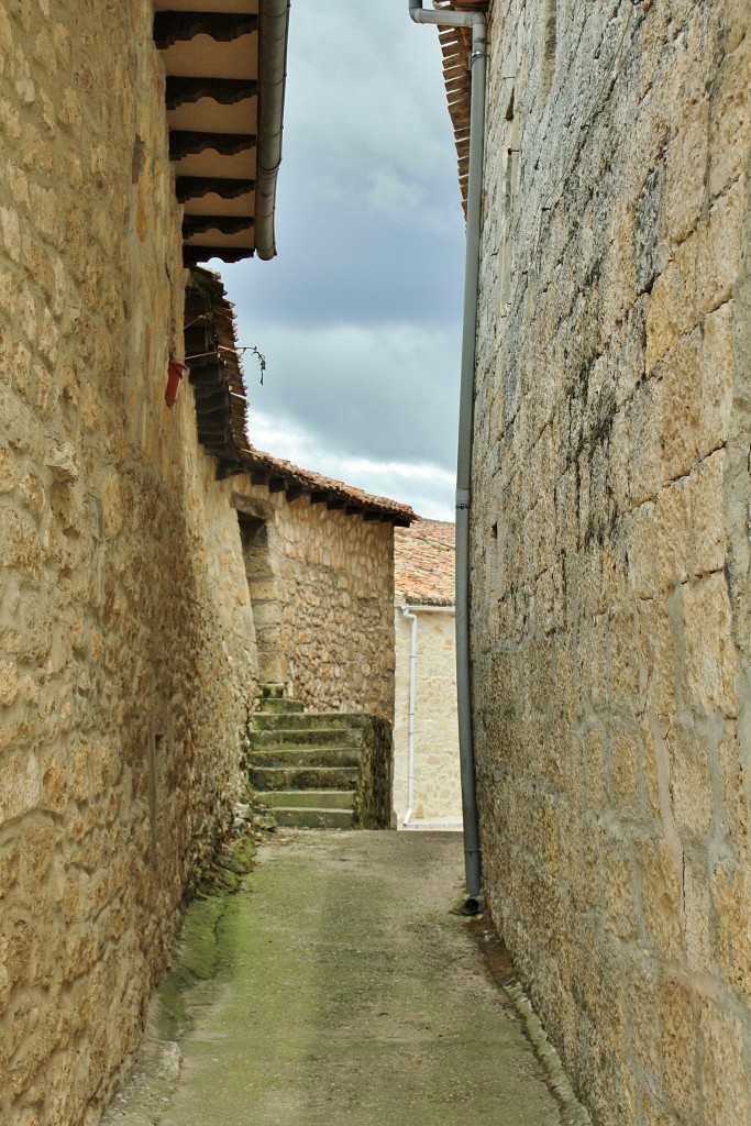 Foto: Vista del pueblo - Huermeces (Burgos), España