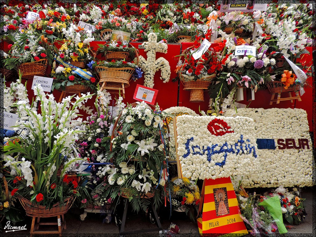 Foto: 141015-03 OFRENDA FLORES - Zaragoza (Aragón), España