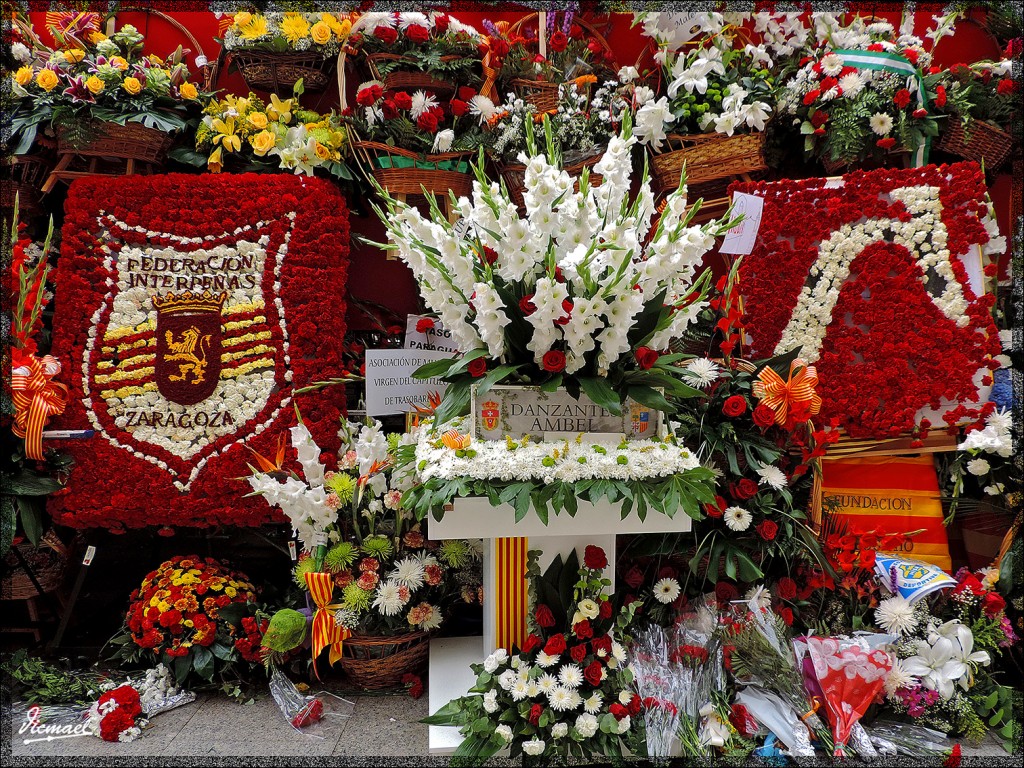 Foto: 141015-04 OFRENDA FLORES - Zaragoza (Aragón), España