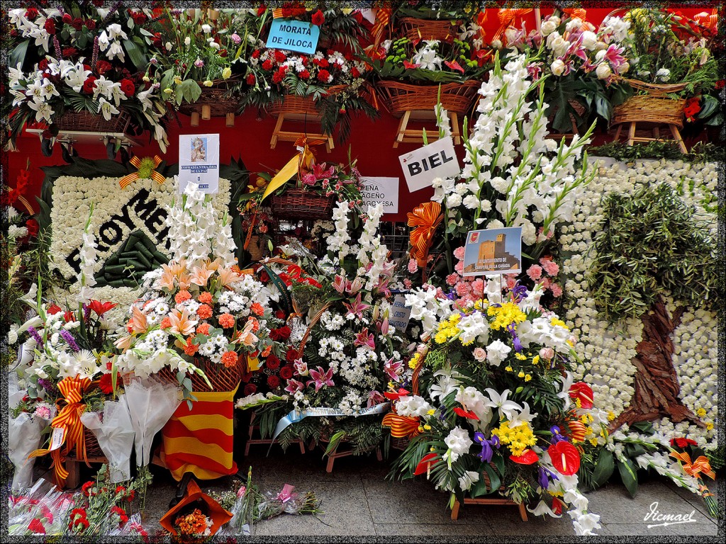 Foto: 141015-08 OFRENDA FLORES - Zaragoza (Aragón), España