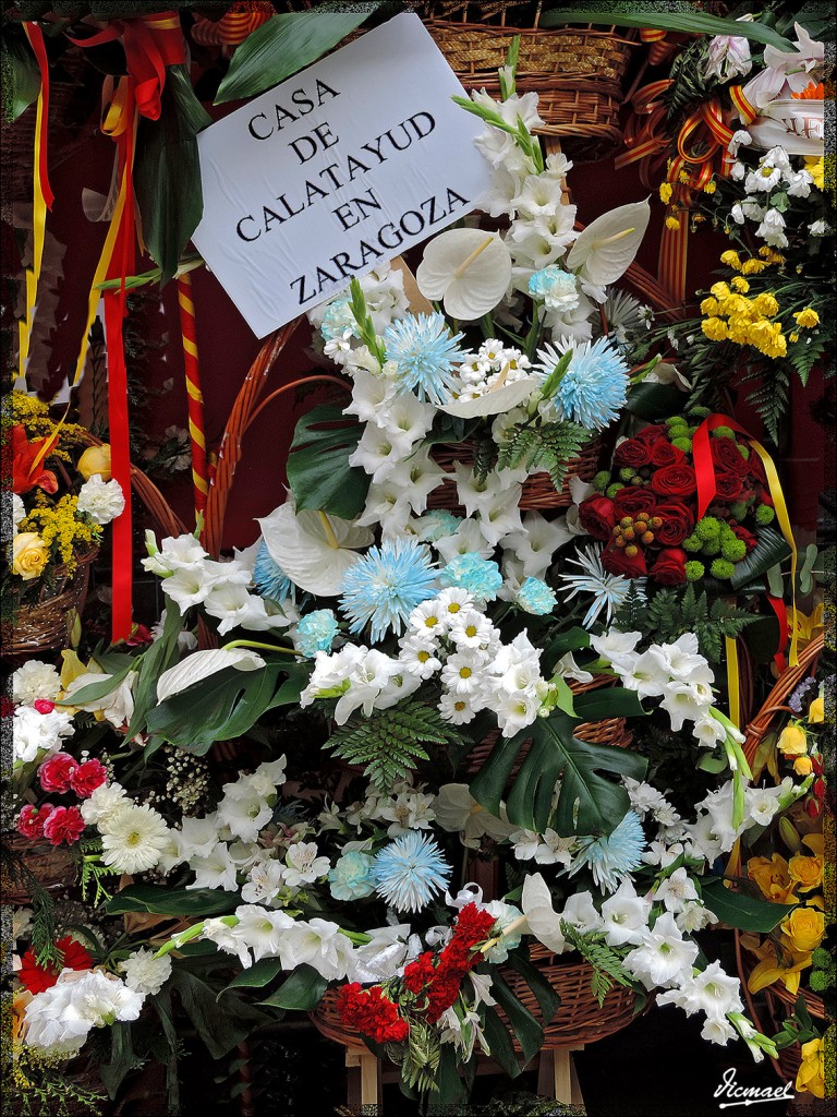 Foto: 141015-21 OFRENDA FLORES - Zaragoza (Aragón), España