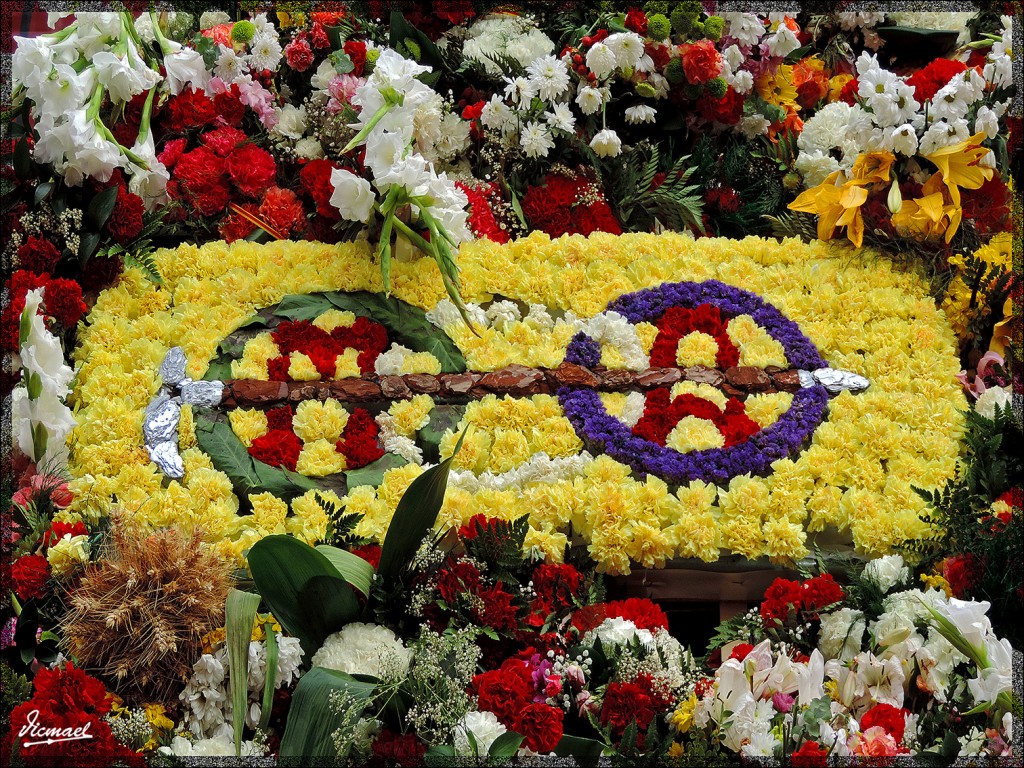 Foto: 141015-26 OFRENDA FLORES - Zaragoza (Aragón), España