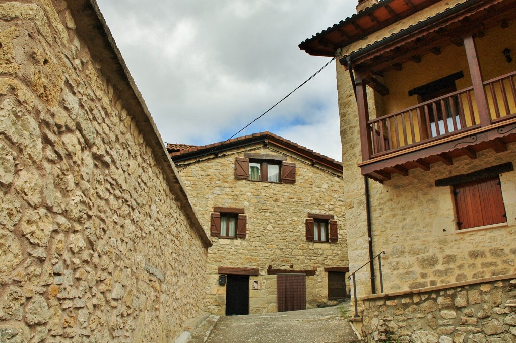 Foto: Vista del pueblo - Valdelateja (Burgos), España