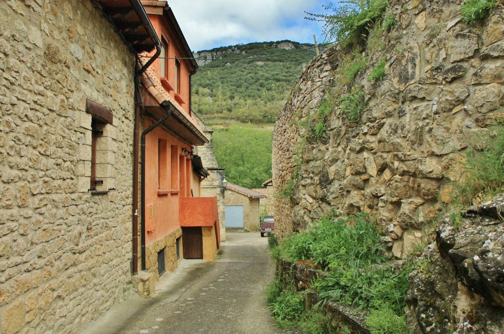 Foto: Vista del pueblo - Valdelateja (Burgos), España