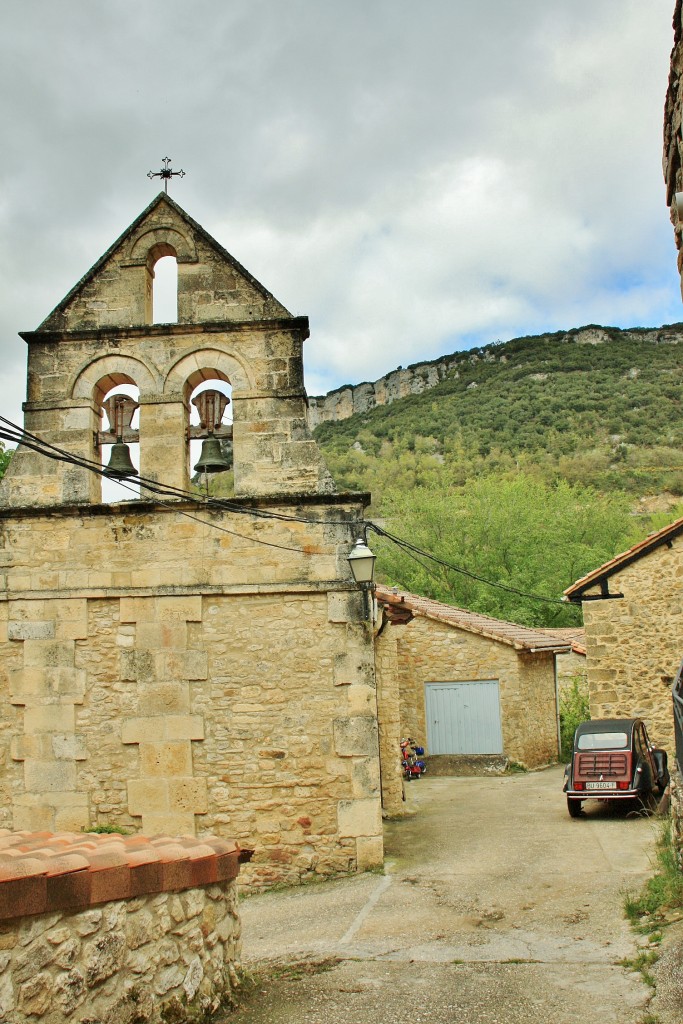 Foto: Vista del pueblo - Valdelateja (Burgos), España