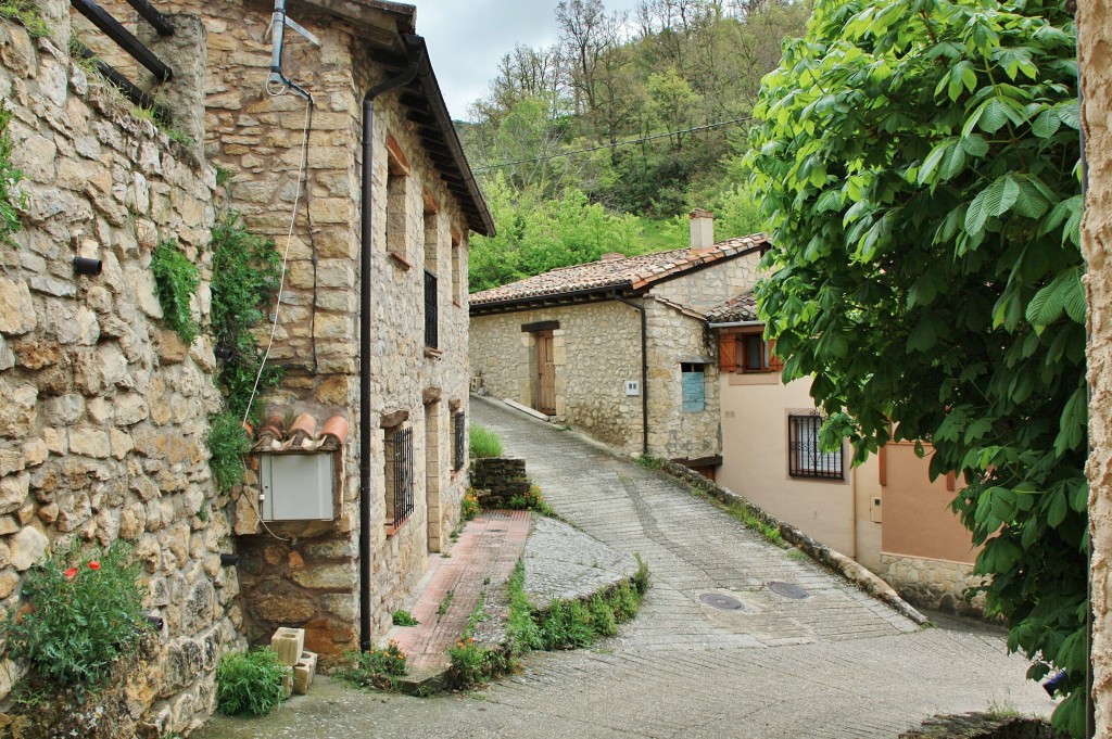 Foto: Vista del pueblo - Valdelateja (Burgos), España