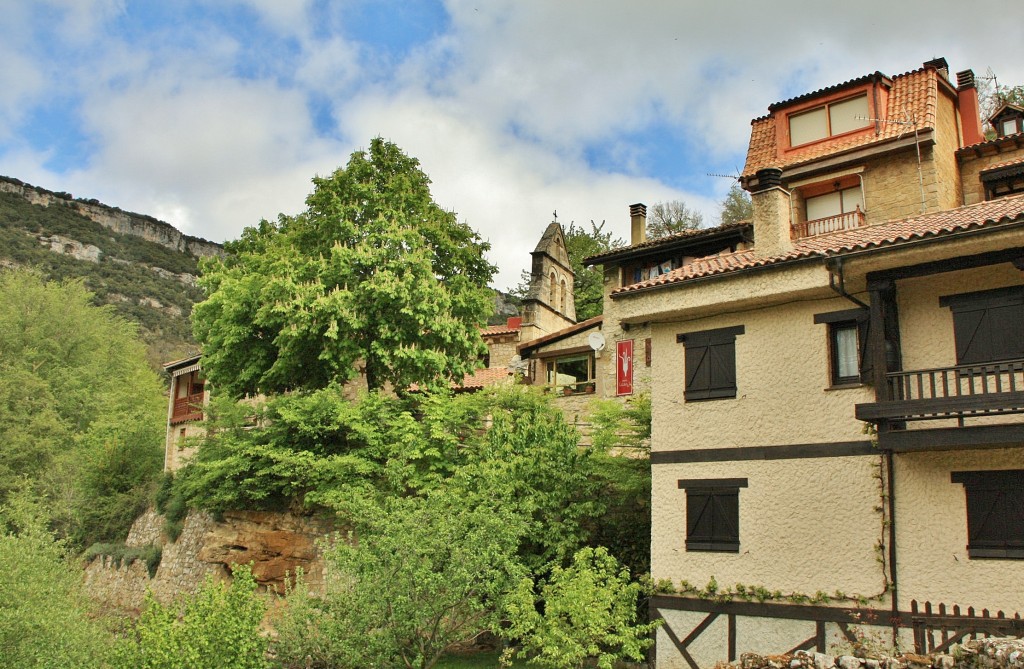 Foto: Vista del pueblo - Valdelateja (Burgos), España