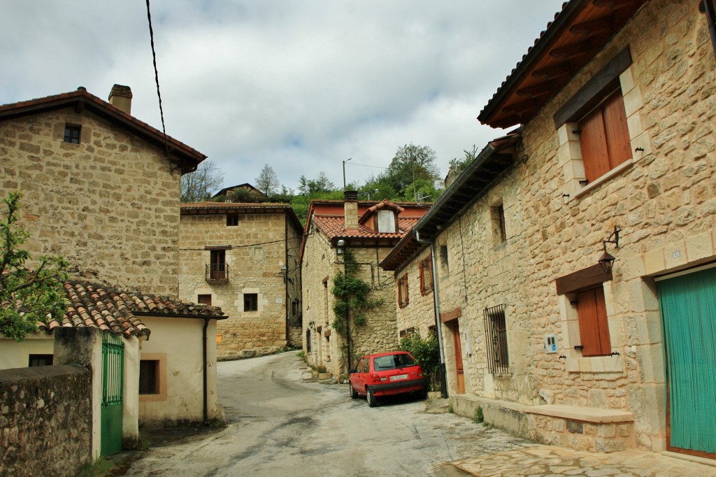 Foto: Vista del pueblo - Valdelateja (Burgos), España