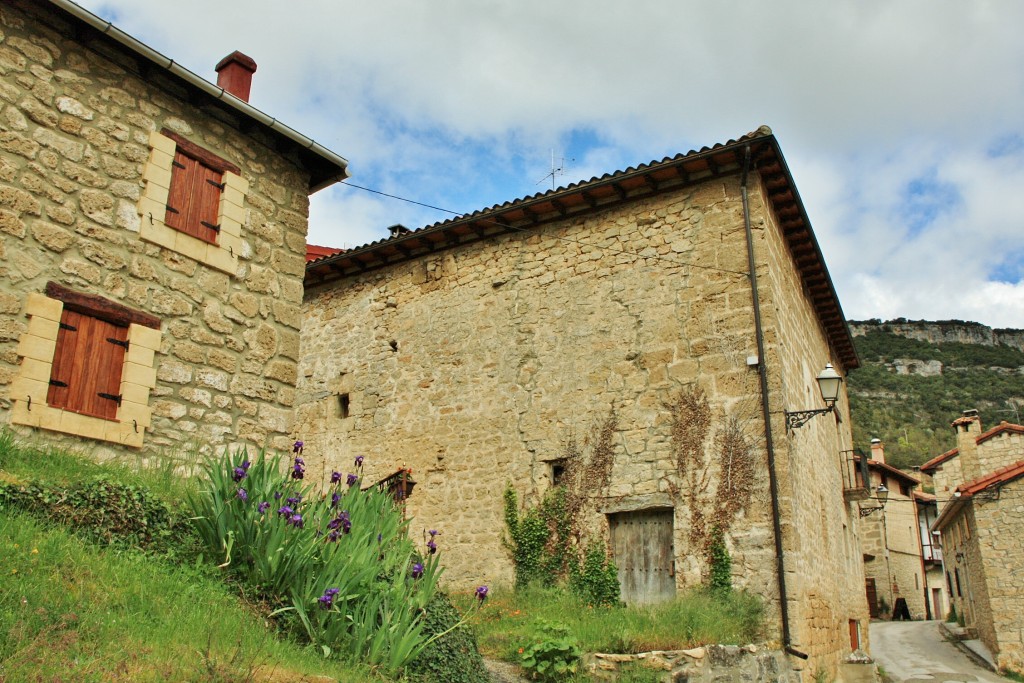 Foto: Vista del pueblo - Valdelateja (Burgos), España