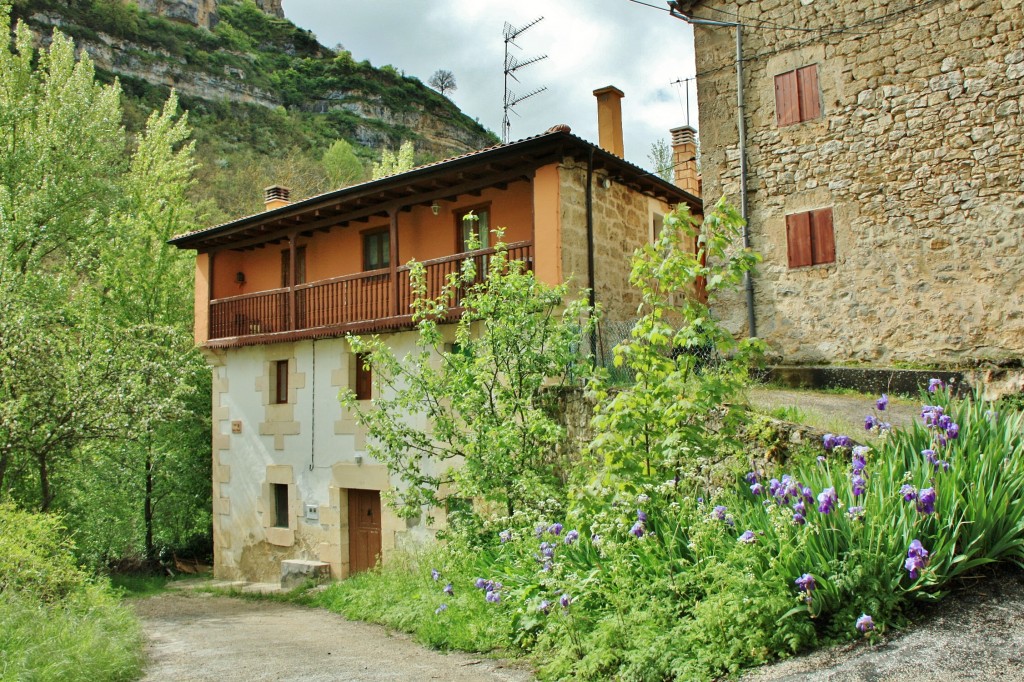 Foto: Vista del pueblo - Valdelateja (Burgos), España