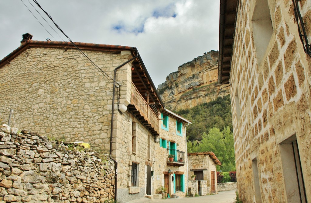 Foto: Vista del pueblo - Quintanilla Escalada (Burgos), España