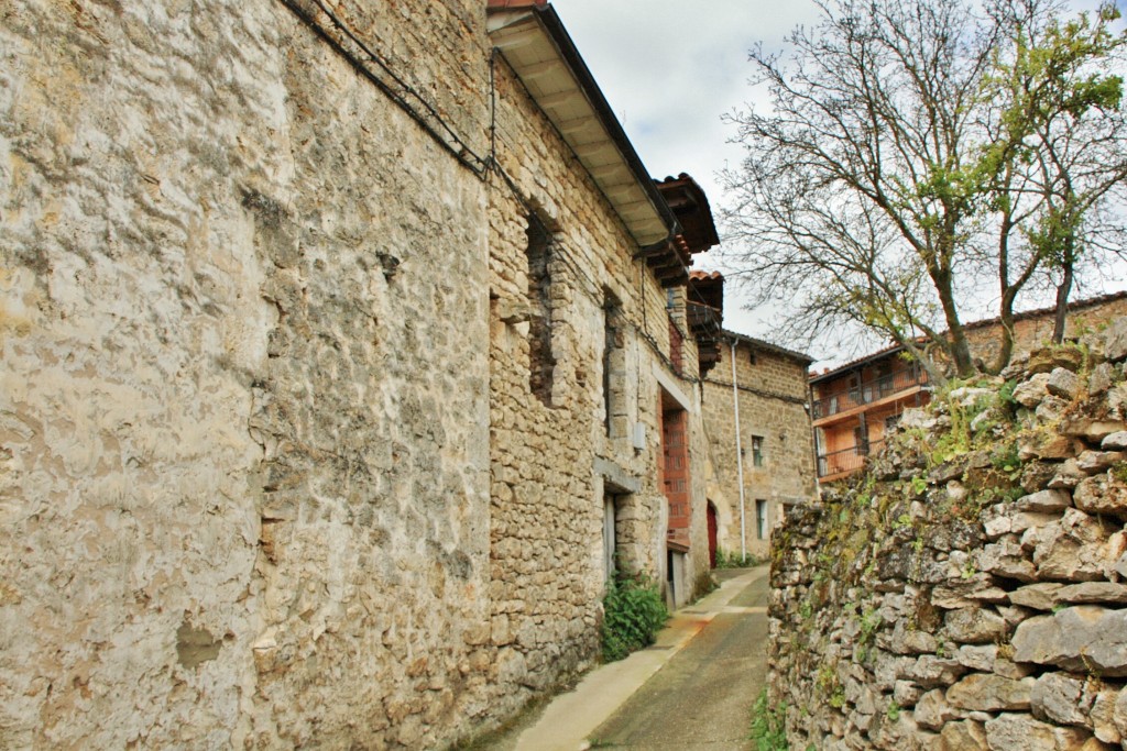 Foto: Vista del pueblo - Quintanilla Escalada (Burgos), España