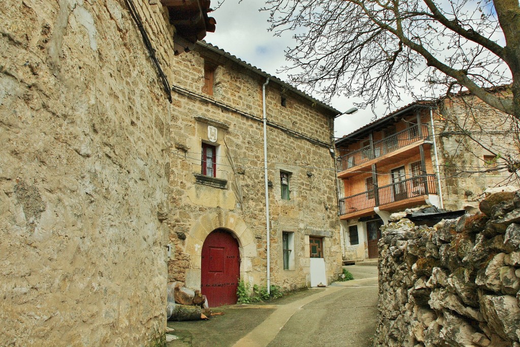 Foto: Vista del pueblo - Quintanilla Escalada (Burgos), España