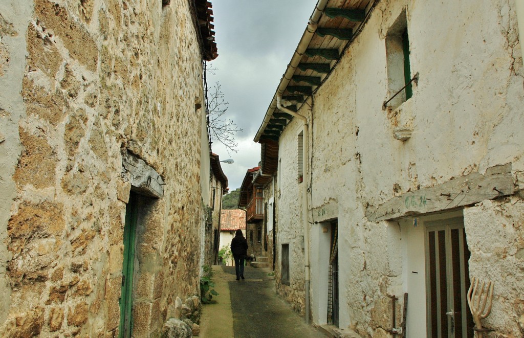 Foto: Vista del pueblo - Quintanilla Escalada (Burgos), España