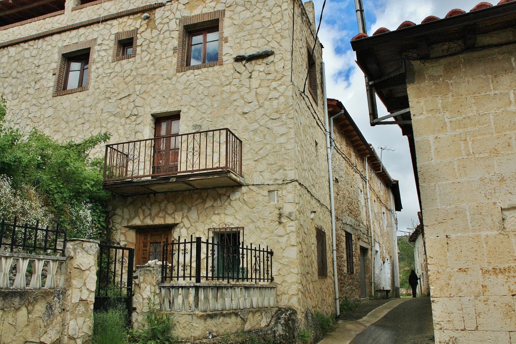 Foto: Vista del pueblo - Quintanilla Escalada (Burgos), España