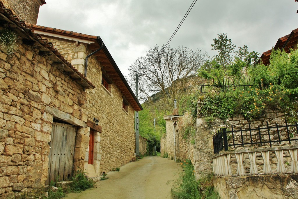 Foto: Vista del pueblo - Quintanilla Escalada (Burgos), España