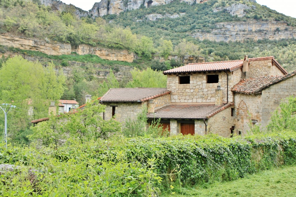 Foto: Vista del pueblo - Quintanilla Escalada (Burgos), España