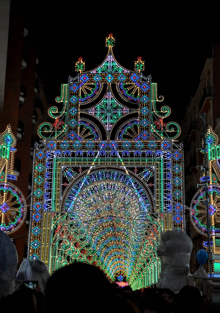 Foto: Luces fallas - Valencia (València), España