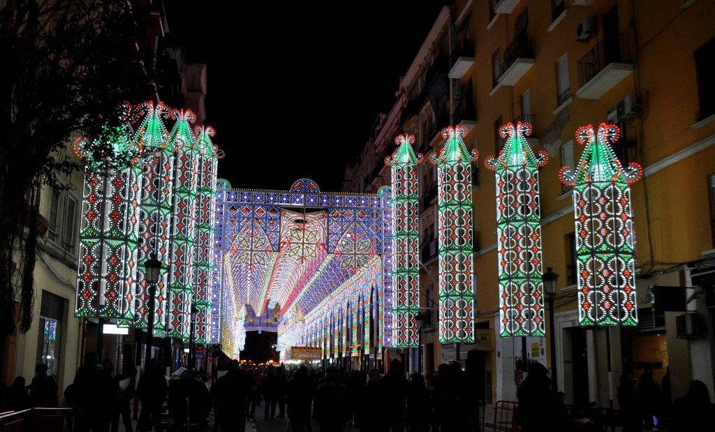 Foto: Iluminacion fallas - Valencia (València), España