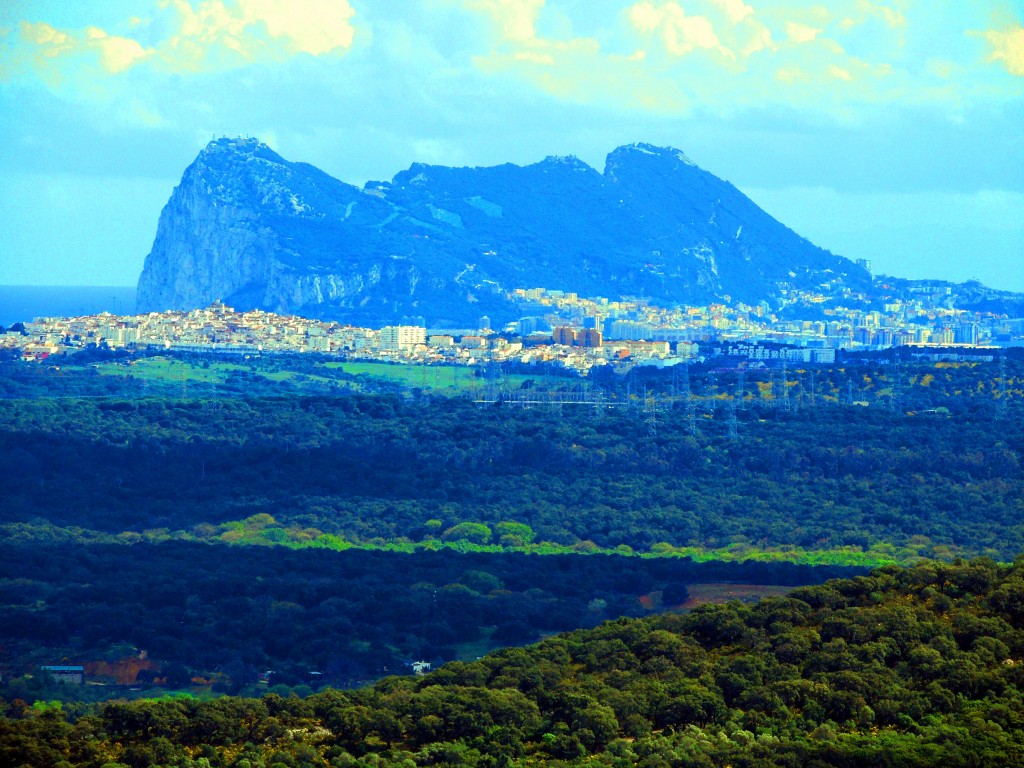 Foto: Gibraltar desde el Castillo - Castellar de la Frontera (Cádiz), España