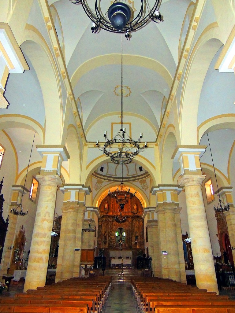 Foto: Interior Iglesia San Sebastián - Cañete la Real (Málaga), España