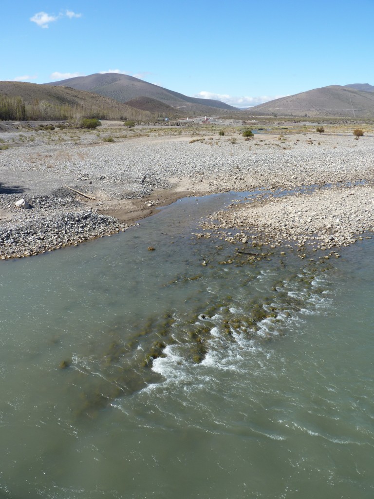 Foto: Bardas Blancas. Río Grande - Malargüe (Mendoza), Argentina