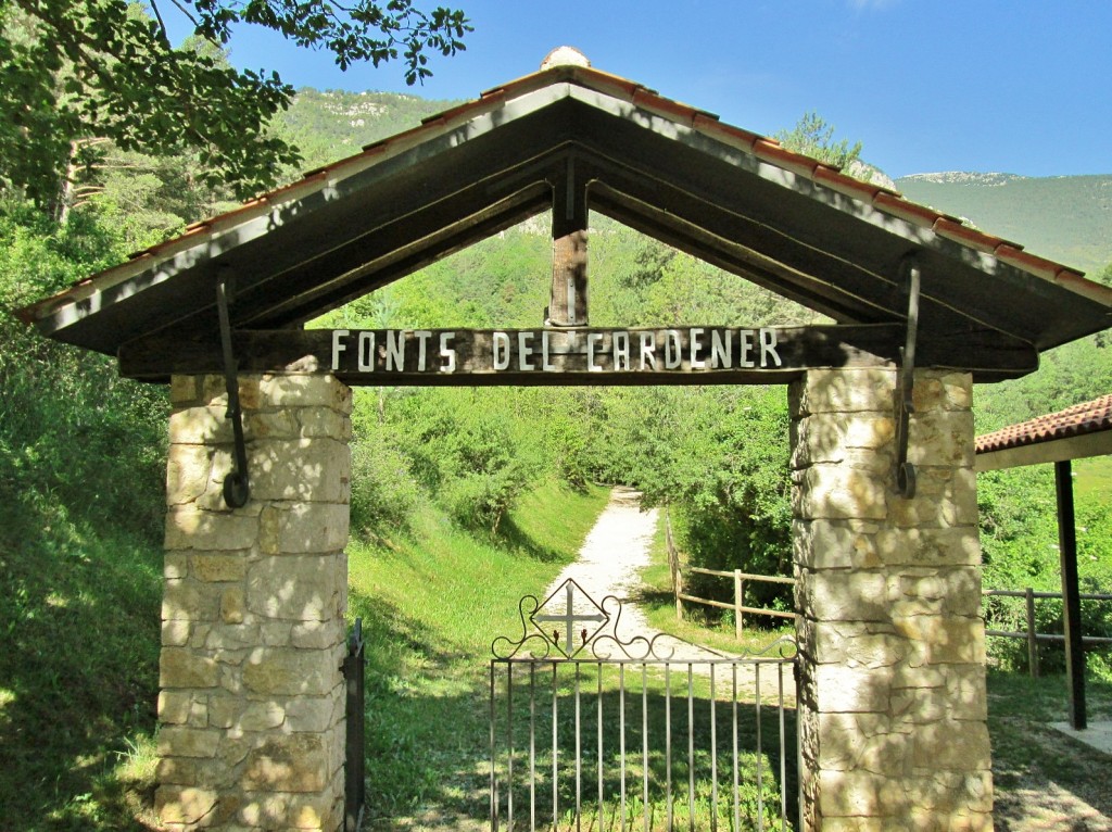 Foto: Nacimiento del rio Cardener - La Coma (Lleida), España