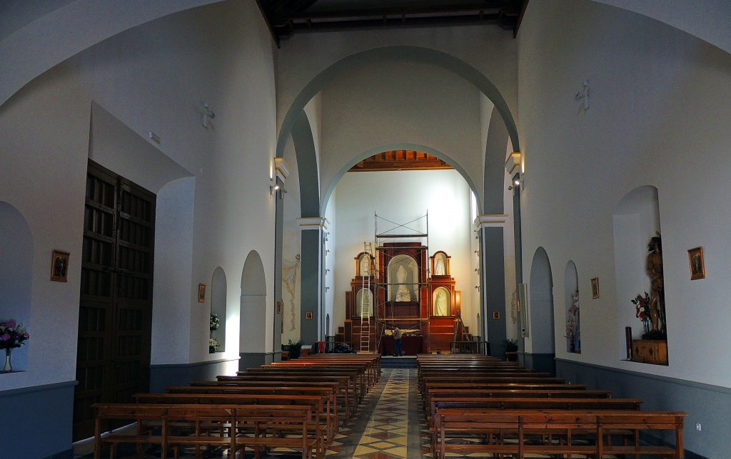 Foto: Interior Iglesia Santa Ana - Alozaina (Málaga), España