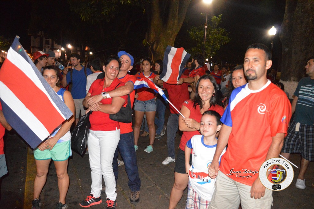 Foto: COSTA RICA PASA A CUARTOS DE FINAL EN EL MUNDIAL 2014 - Alajuela, Costa Rica