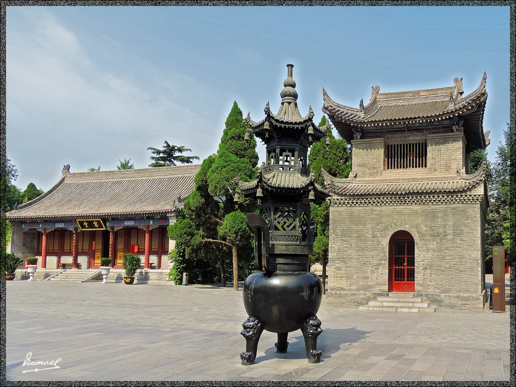 Foto: 140609-139 XIAN GRAN PAGODA OCA SILVESTRE - Xian (Xinjiang), China