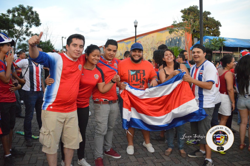 Foto: COSTA RICA PASA A CUARTOS DE FINAL EN EL MUNDIAL 2014 - Alajuela, Costa Rica