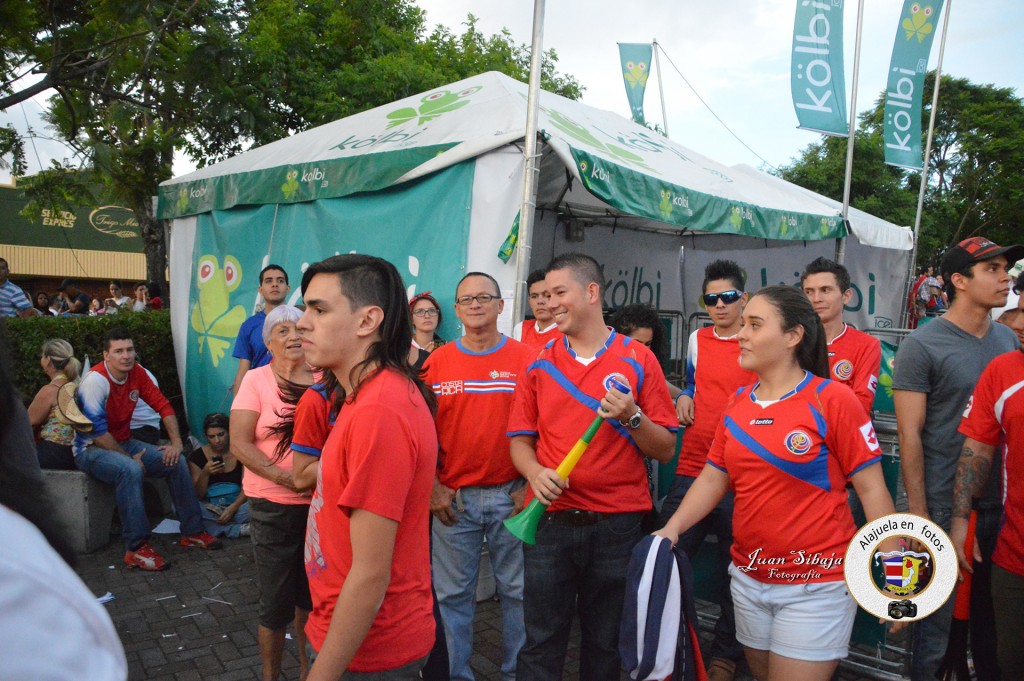 Foto: COSTA RICA PASA A CUARTOS DE FINAL EN EL MUNDIAL 2014 - Alajuela, Costa Rica