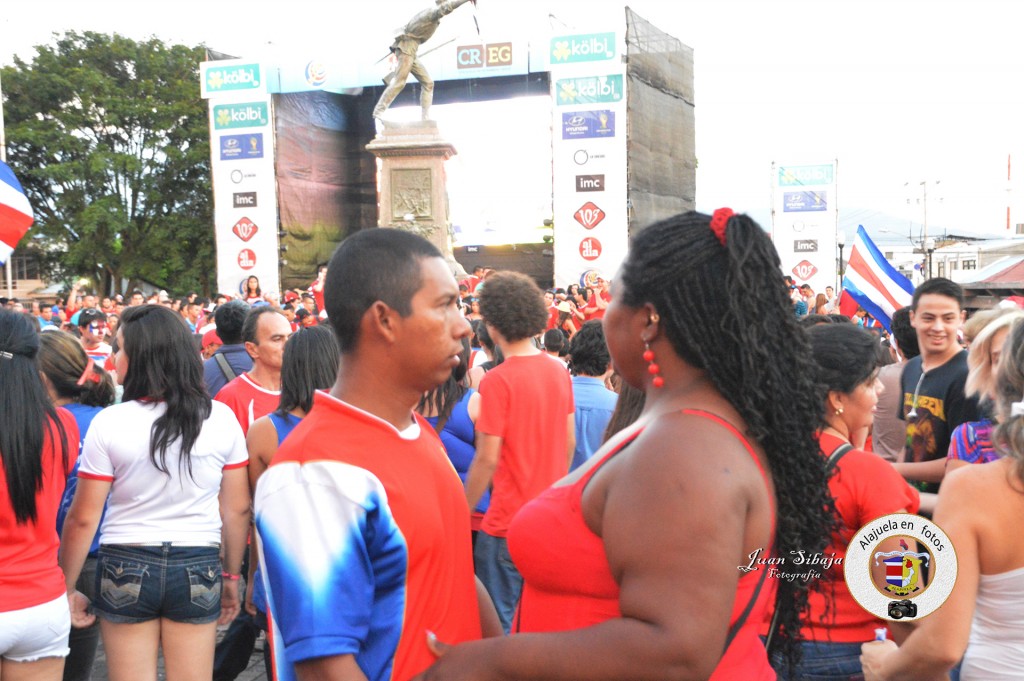 Foto: COSTA RICA PASA A CUARTOS DE FINAL EN EL MUNDIAL 2014 - Alajuela, Costa Rica