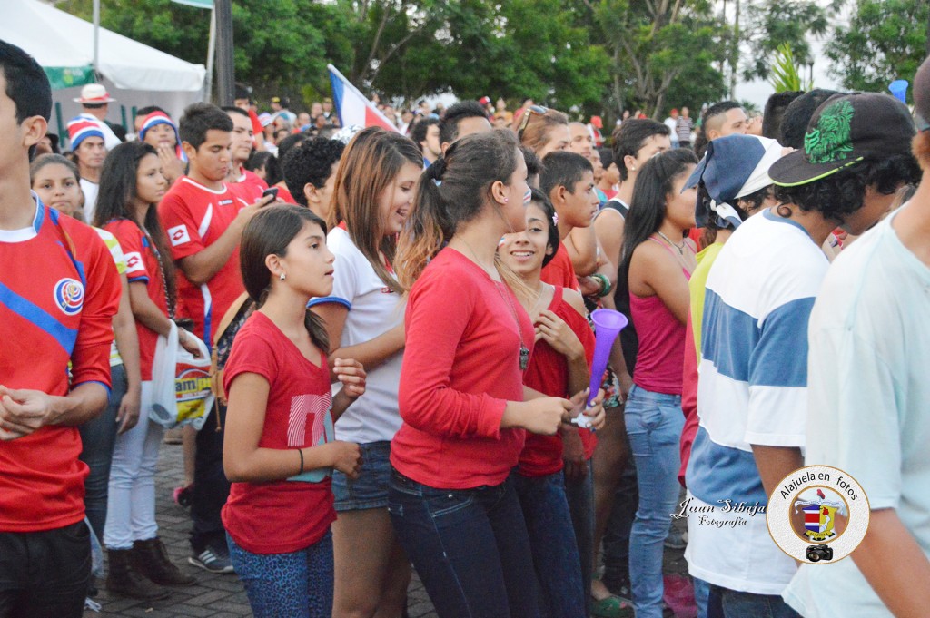 Foto: COSTA RICA PASA A CUARTOS DE FINAL EN EL MUNDIAL 2014 - Alajuela, Costa Rica